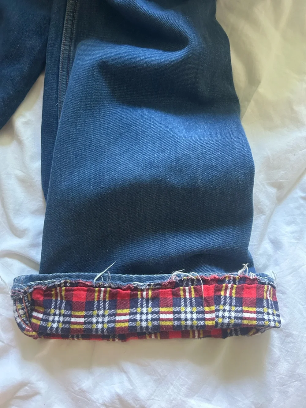 VINTAGE 70s Denim bell bottom overalls - Picture 12 of 16